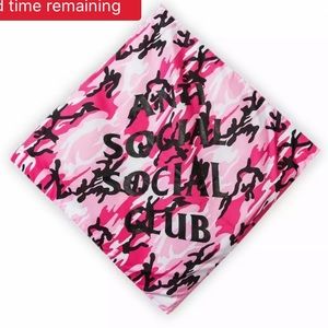 Anti Social Social Club Pink bandana